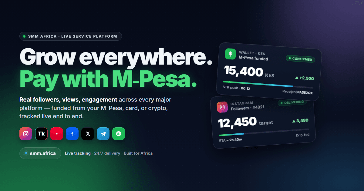 Buy Telegram services in Kenya from SMM Africa